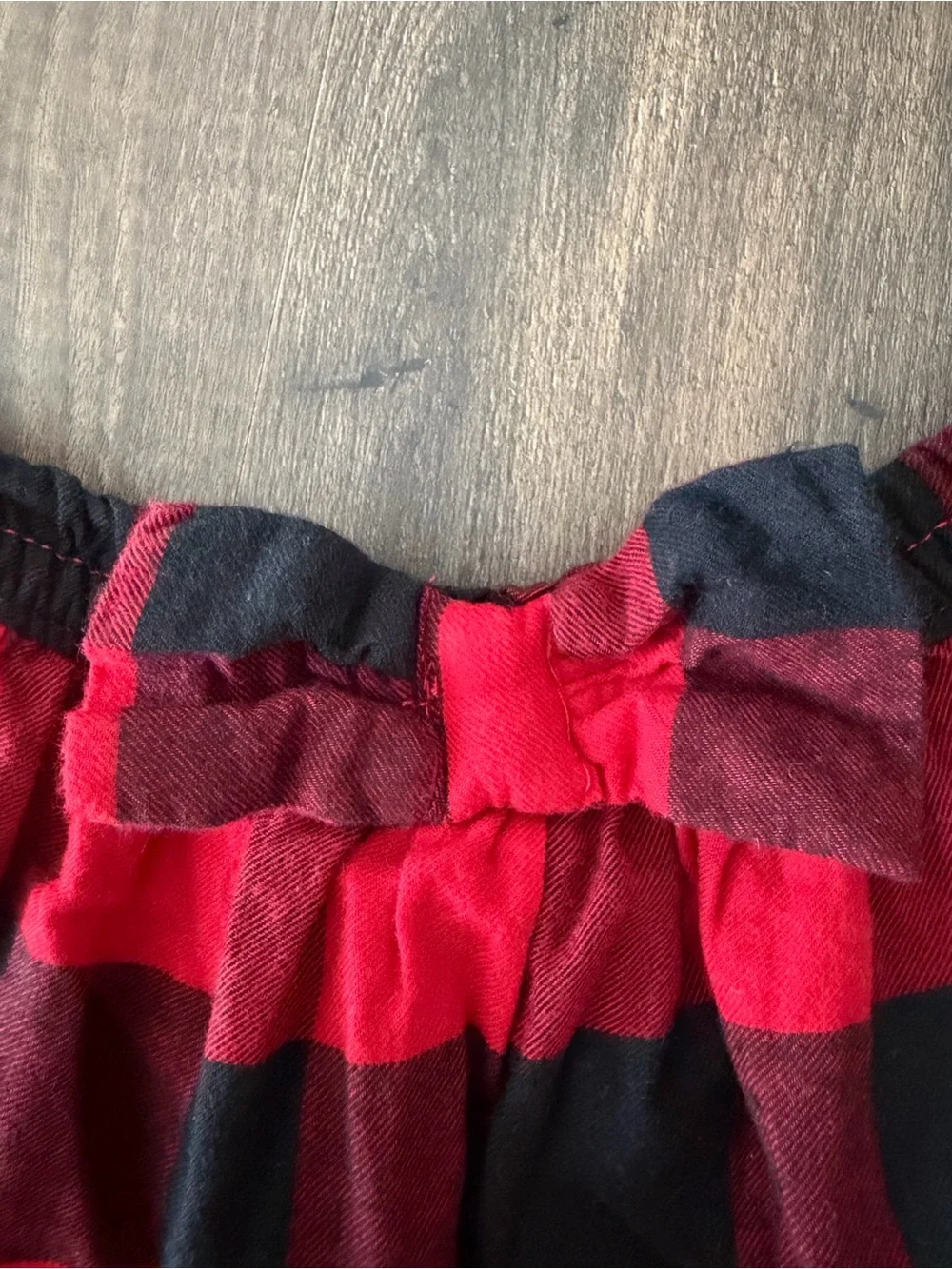 Carter's Red and Black Buffalo Plaid Skater Skirt